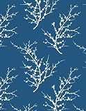 Tempaper Designs ED 018 Edie Self-Adhesive Temporary Wallpaper, Frosted Teal
