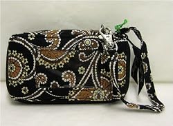 Vera Bradley All In One Wristlet Frankly Caffe Latte