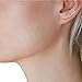 Humble Chic Women's Arrow Ear Crawlers Curved Gold-Tone Dart Stud Earrings