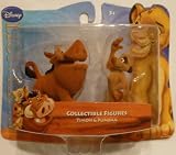 Disney Lion King Exclusive Flocked Mini Figure 2Pack Timon Pumbaa