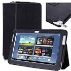 i-BLASON Samsung Galaxy Note 10.1 inch tablet Leather Case Cover with Stylus Holder for New 2012 16G 32G 3G 4G Wifi N8000 N8010 with Charger and IR Opening - 3 year Warranty ( (Black)