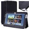 i-BLASON Samsung Galaxy Note 10.1 inch tablet Leather Case Cover with Stylus Holder for New 2012 16G 32G 3G 4G Wifi N8000 N8010 with Charger and IR Opening - 3 year Warranty ( (Black)
