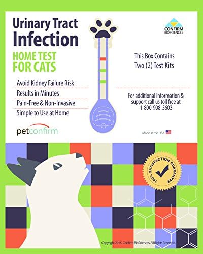 PetConfirm - Instant Urinary Tract Infection (UTI) Early Screening Home Urine Testing Kit For Cats (5 Pack)(2 Tests Per Package)