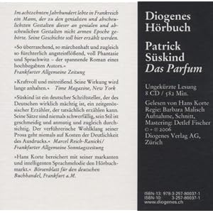 Das Parfum: Die Geschichte eines Mörders (Diogenes Hörbuch)