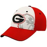 Top of the World Georgia Bulldogs Red Wild Card Mesh Flex Fit Hat