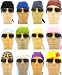 Set of 12 Lightweight Biker Caps/ 1 Dozen Skull Caps/ Medical Caps/ Welders Caps for Men, Women and Teens in Colors: White, Black, Brown, Olive Green, Pink, Purple, Sky Blue, Navy Blue, Royal Blue, Leopard Animal Print, Hawaiian Yellow and Light Tan/Cream, Womens Medical Scrub Caps, Breathable and Very LIGHTWEIGHT 100% Cotton, One Size to Most Women and Teens, Also Suitable for Cancer Patients with Hair Loss, Gardeners, Household Cleaning, Athletes, Medical, Healthcare, Bikers, Truckers, Painters and Food Workers to Keep Hair Out of Face