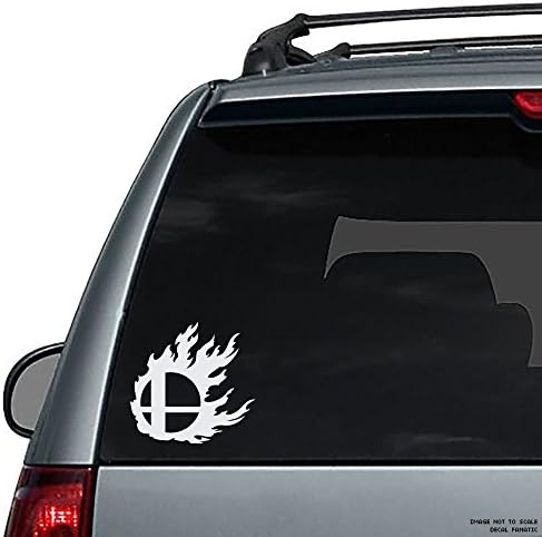 Super Smash Bros Burning Smash Ball Decal - 6"