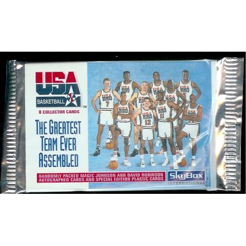 amazon com  1992 skybox usa basketball quot dream teamquot  trading cards unopened