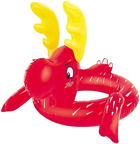 New Baby Swim Float Inflatable Animal Swim Ring for Small Children - Reindeer