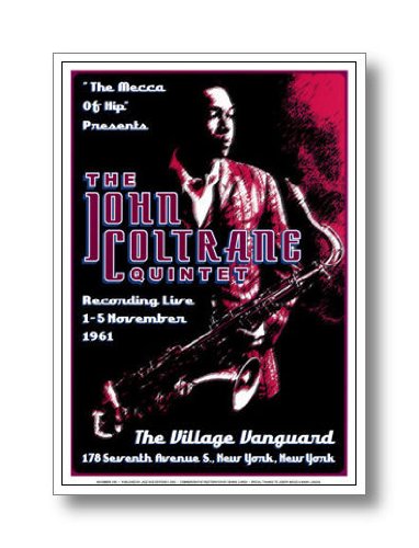 ジャズポスター ジョン・コルトレーン John Coltrane Quintet: Village Vanguard, 1961