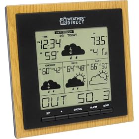 Weather Direct WD-3102U-OAK Internet-Powered Wireless Weather Weather Station by La Crosse Technology
