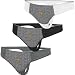 Nfl New Orleans Saints Women's Mystic Memory Thong - Set Of 3 Size: Large