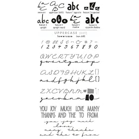 Cricut 29-0227 Opposites Attract Font Cartridge
