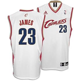 LeBron James Youth Jersey: adidas White Replica #23 Cleveland Cavaliers Jersey adidas White Replica #23 Cleveland Cavaliers Jersey