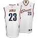LeBron James Youth Jersey: adidas White Replica #23 Cleveland Cavaliers Jersey - Small (8)