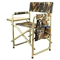 Picnic Time Sports Chair with Table and Pockets - Camouflage