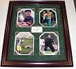 Payne Stewart Autographed cut Custom Framed with Photo Collage ~ Mahogany Frame Measures 29x33 inche