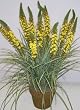 24" Silk Torch Flower and Wild Grass (yellow)