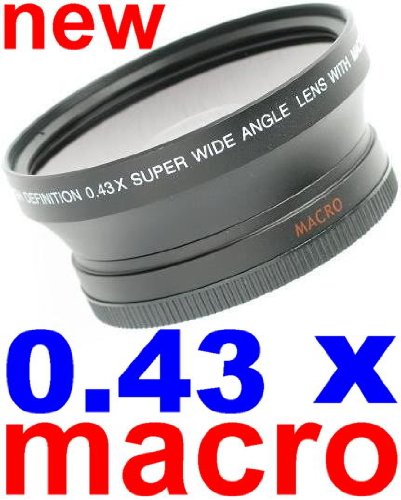 72MM WIDE ANGLE LENS MACRO for NIKON 18-200mm VR 24-120mm CANON 28-135mm IS USM XL2 XL1s XL1 PRO 40D 50D Panasonic AG DVX100AE SONY HDR-FX1