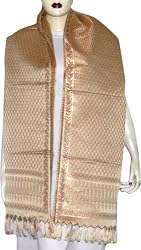 Fashion Scarves Brocade Silk Accessory 22 x 72 inches