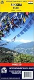 Sikkim Region of India Map by ITMB (Travel Reference Map)