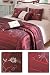 Tea Rose Double Bedspread Set Including Two Shams
