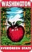 Fridgedoor Washington Evergreen State Travel Decal Magnet
