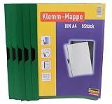 Produkt-Bild: Idena 300574 - Klemm-Mappe A4 gr&uuml;n 5er