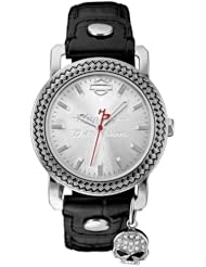 Harley-Davidson Womens Willie G. Charm Wrist Watch 76L173