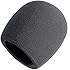 On Stage Foam Ball-Type Mic Windscreen, Black