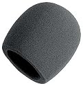 On Stage Foam Ball-Type Mic Windscreen, Black