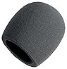 On Stage Foam Ball-Type Mic Windscreen, Black