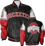 Ohio State Buckeyes Elite Leather Varsity Jacket