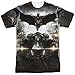 BATMAN ARKHAM KNIGHT/POSTER-S/S ADULT POLY CREW-WHITE-MD