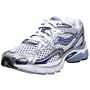 Saucony Women's ProGrid Omni 8 Running Shoe,White/Blue,9.5 M