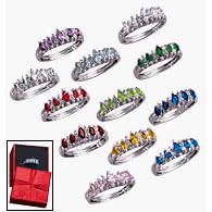 Avon Multi Marquise Birthstone Ring in Special Packaging June/Alexandrite by 
