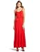 Ella Moss Women's Pintuck Maxi Dress, Chili, Medium