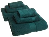 Famous Maker  6 Piece Towel Set, Hunter Green