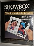 Showbox Photo Picture Viewer, Fan Marble Soft White, 3.5 X 5