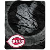 Cincinnati Reds 50"x60" Retro Style Royal Plush Raschel Throw Blanket Warm Machine Washable