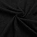 Creti Women's Long Sleeve Casual Loose Tunic Tops A-line Lace Stitching T-Shirt Dress, Black, X-Large