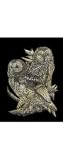 Gold Foil Engraving Art Kit 8"X10" - Owls