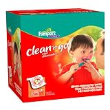 Pampers Clean n Go Baby Wipes, Eight - 60 Count Resealable Packages, 480 Total Wipes
