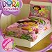 Dora the Explorer and Boots 4pc Toddler Crib Bedding New