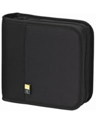 Case Logic BNW-24 Polyester CD/DVD Wallet 24 Capacity (Black)