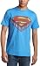 Junk Food Clothing Young Men's Dc Comic'S Superman Man Of Steelt-Shirt,Blueberry,Large
