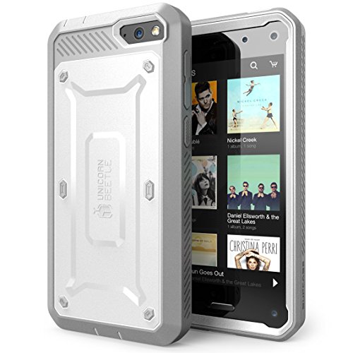 SUPCASE Amazon Fire Phone Case - Unicorn Beetle PRO Series Full-body Hybrid Protective Case with Built-in Screen Protector (White/Gray), Dual Layer Design/Impact Resistant Bumper, Compatible with Fire Phone 2014 Release SUPCASE Amazon Fire Phone Case - Unicorn Beetle PRO Series Full-body Hybrid Protective Case with Built-in Screen Protector (White/Gray), Dual Layer Design/Impact Resistant Bumper, Compatible with Fire Phone 2014 Release
