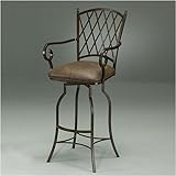 Pastel Furniture AT 217 AR 649 Atrium Rust 30 Inch Bar Stool w/ Arms in Flo ....