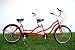 Bct-709i Deluxe Premium 26″ Shimano 7-speed 2 Seater Tandem Bicycle Beach Cruiser Bike – Burgundy