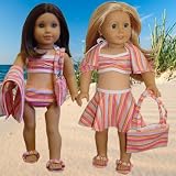 6 piece Swimsuit Set Fits 18